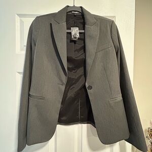 Express Charcoal Women's Suit Jacket